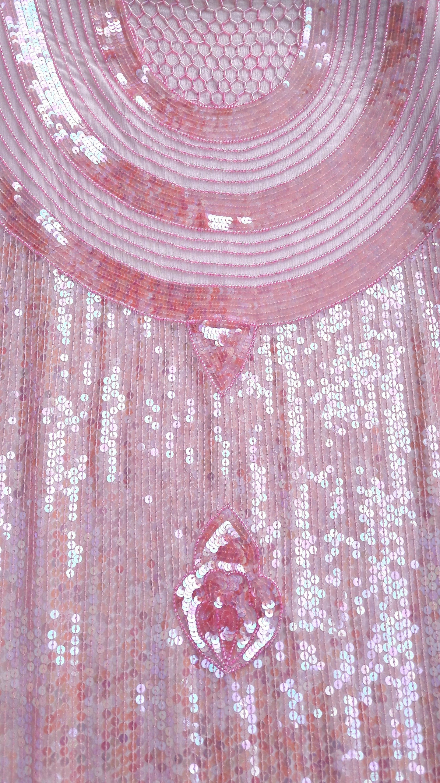 Stunning Vintage Beaded Art Deco Dress