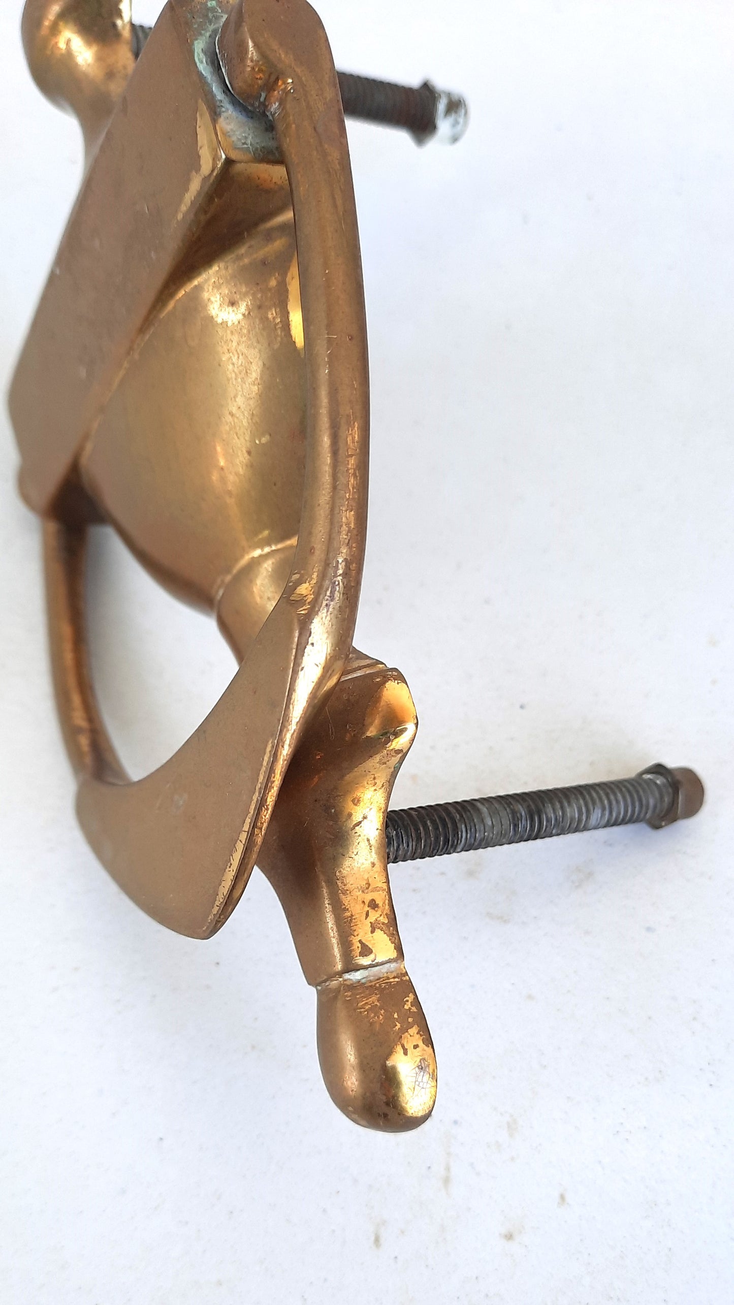 Vintage Traditional Urn Brass Door Knocker