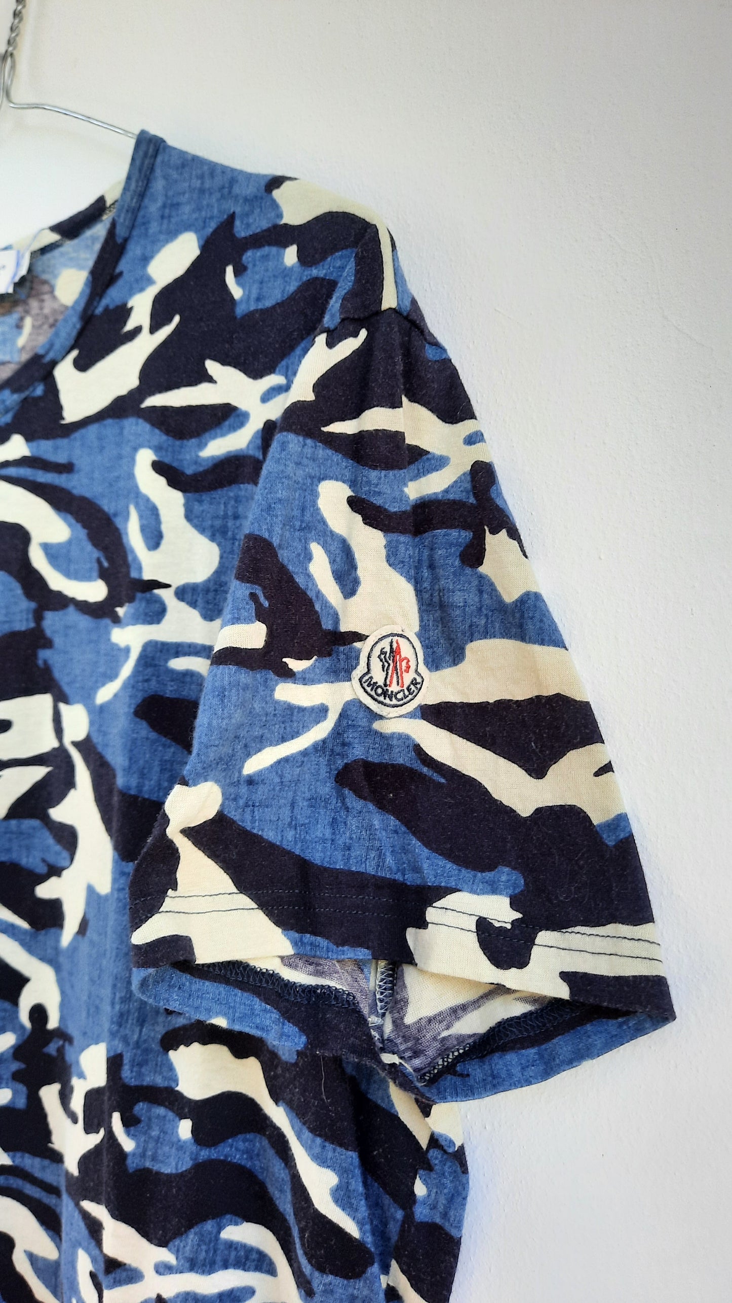 Moncler Camo Print Cotton T-shirt