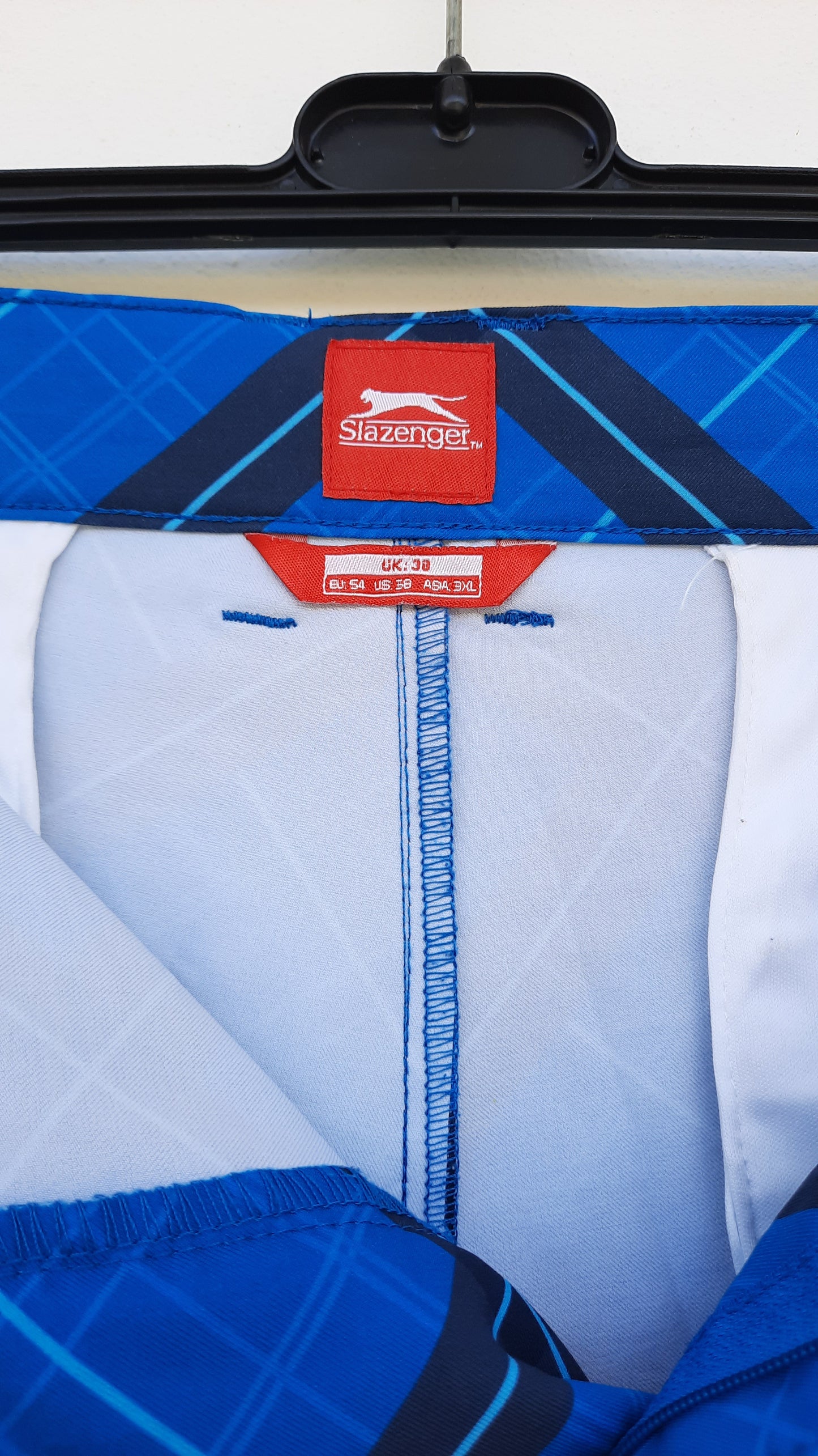 Vintage Slazenger Checked Shorts XXL