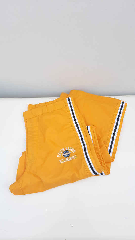Vintage Polo Ralph Lauren Yellow Track Pants