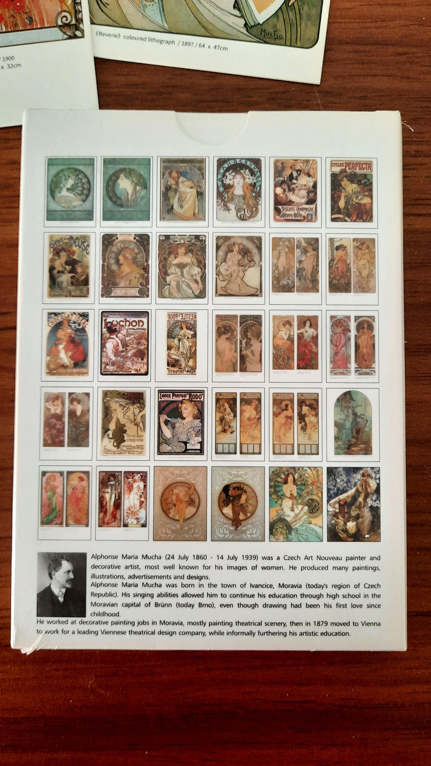 Alphonse Maria Mucha Art Nouveau Postcards