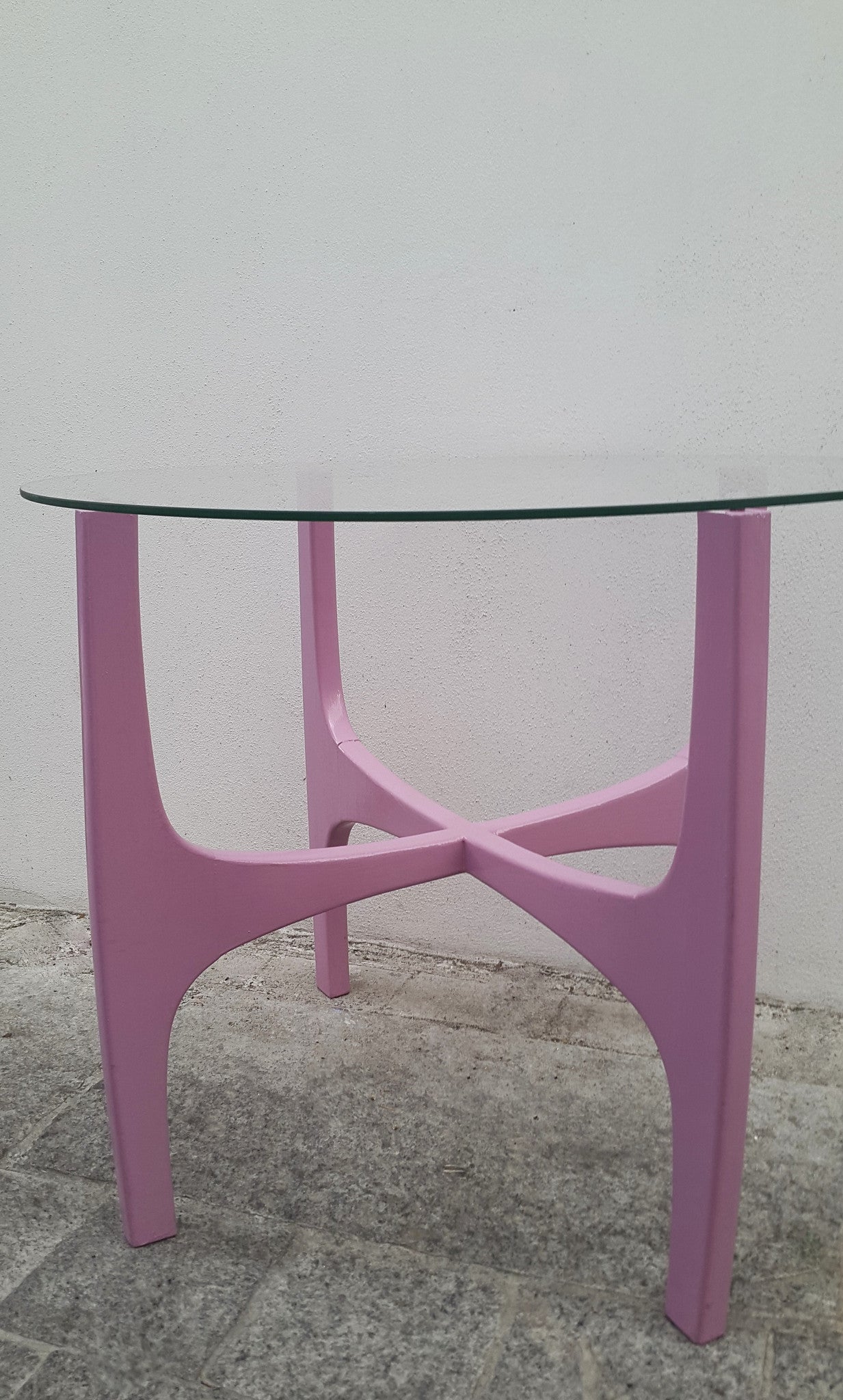 Revamped Glass Top Design Table