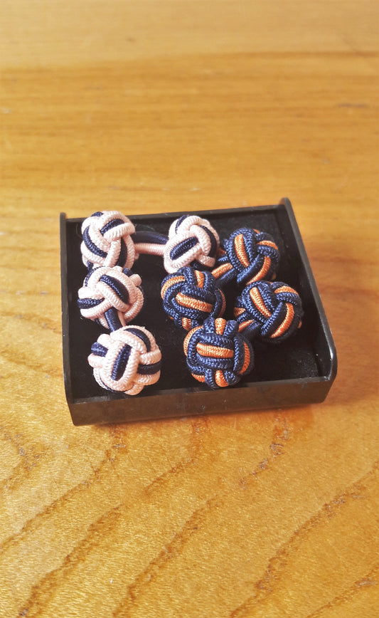 Set of 2 Rope Knot Cufflinks