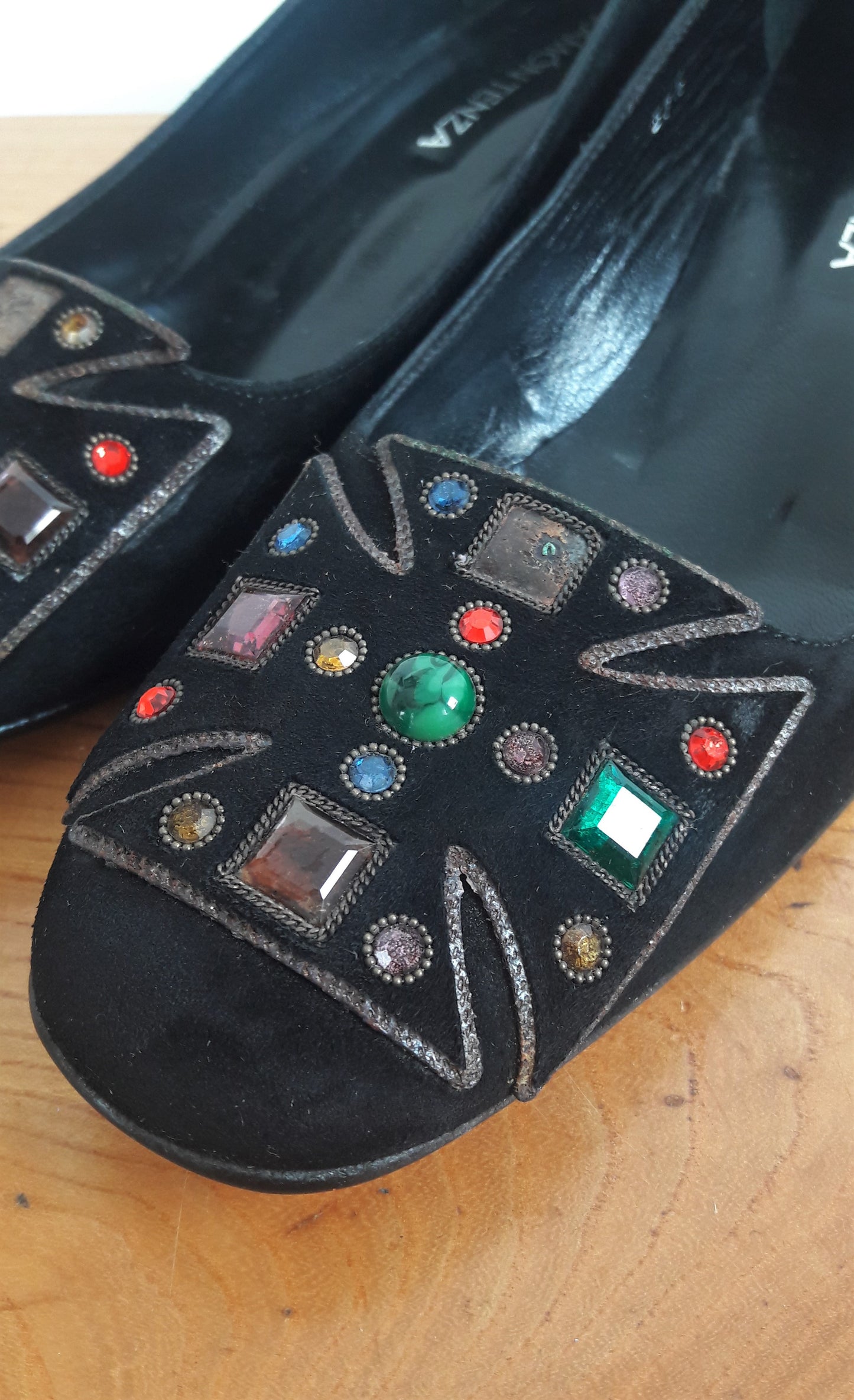 Vintage Ramon Tenza Swarovski Pumps