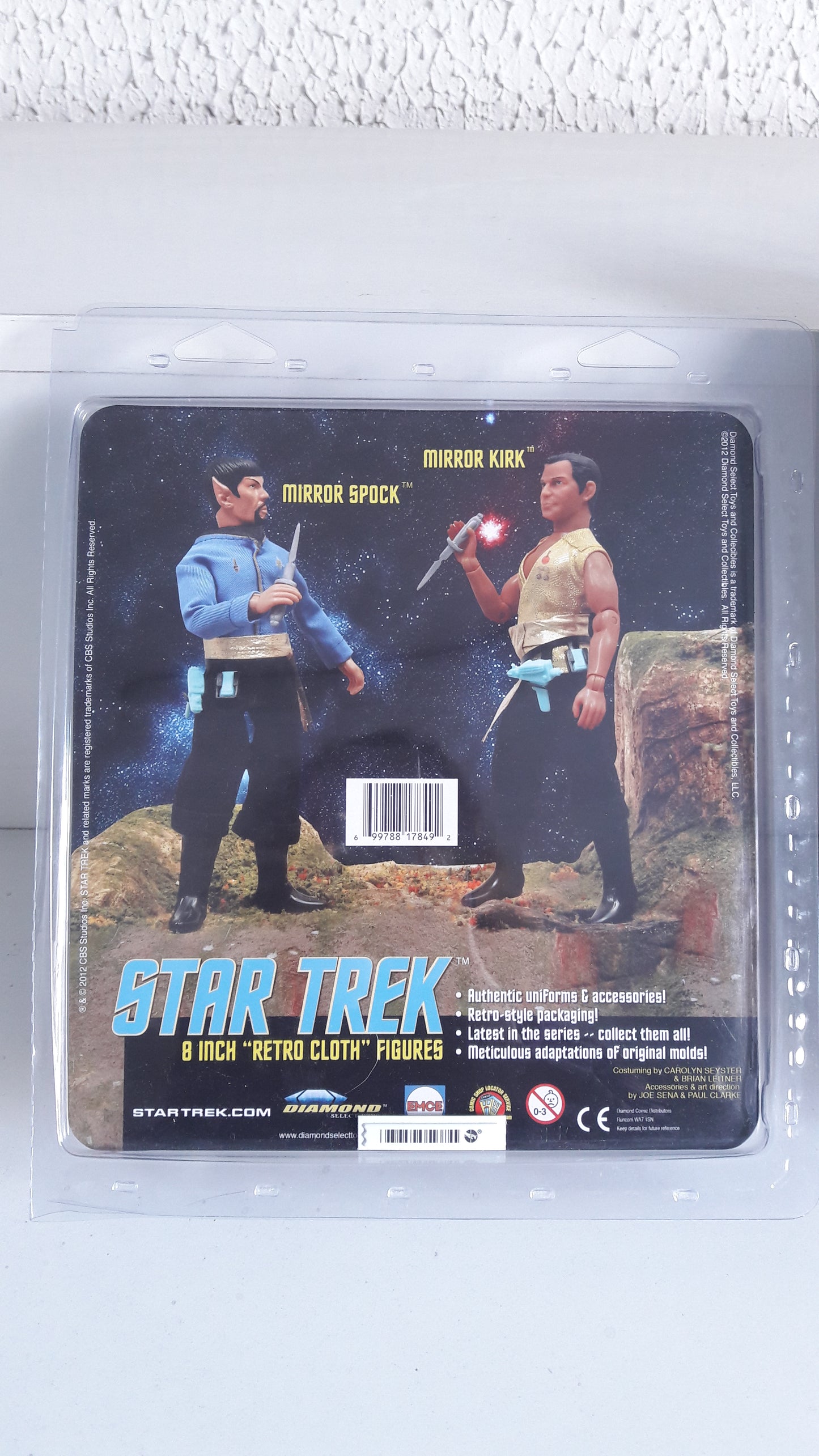 Collectible "Mirror Spock" Star Trek Figure