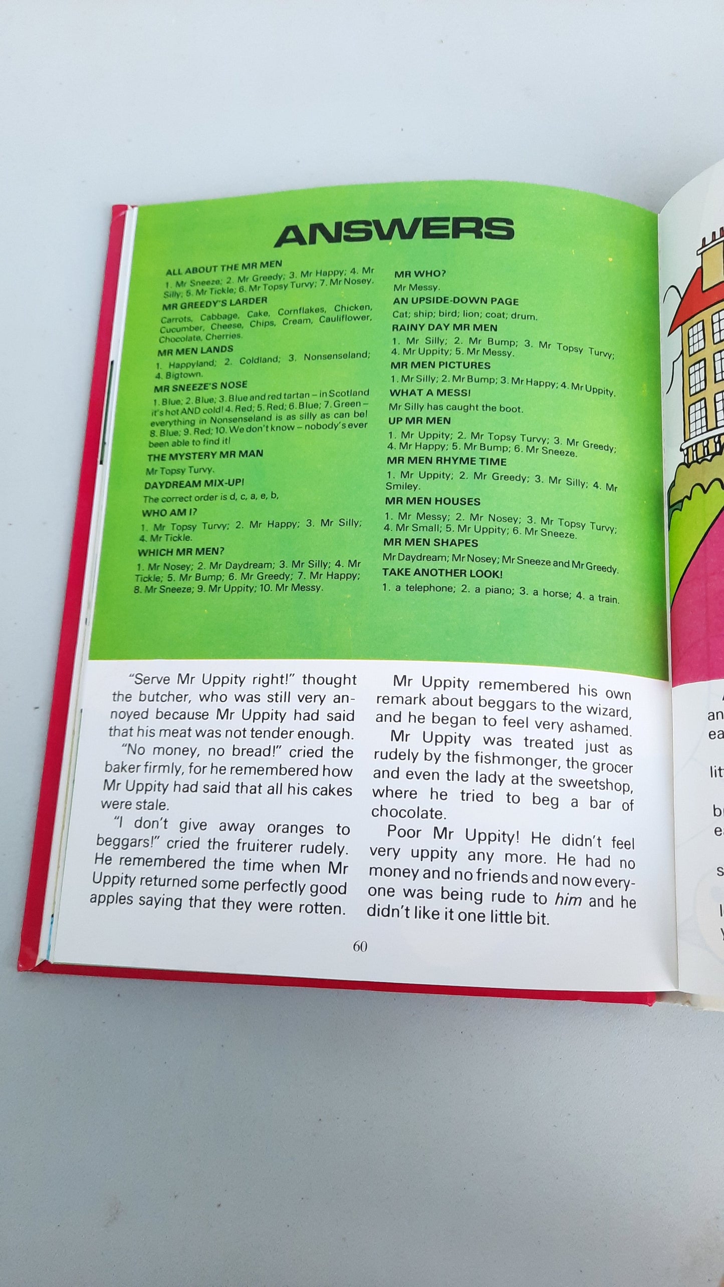 Vintage "The Mr. Men Big Book" 1979 by Roger Hargreaves