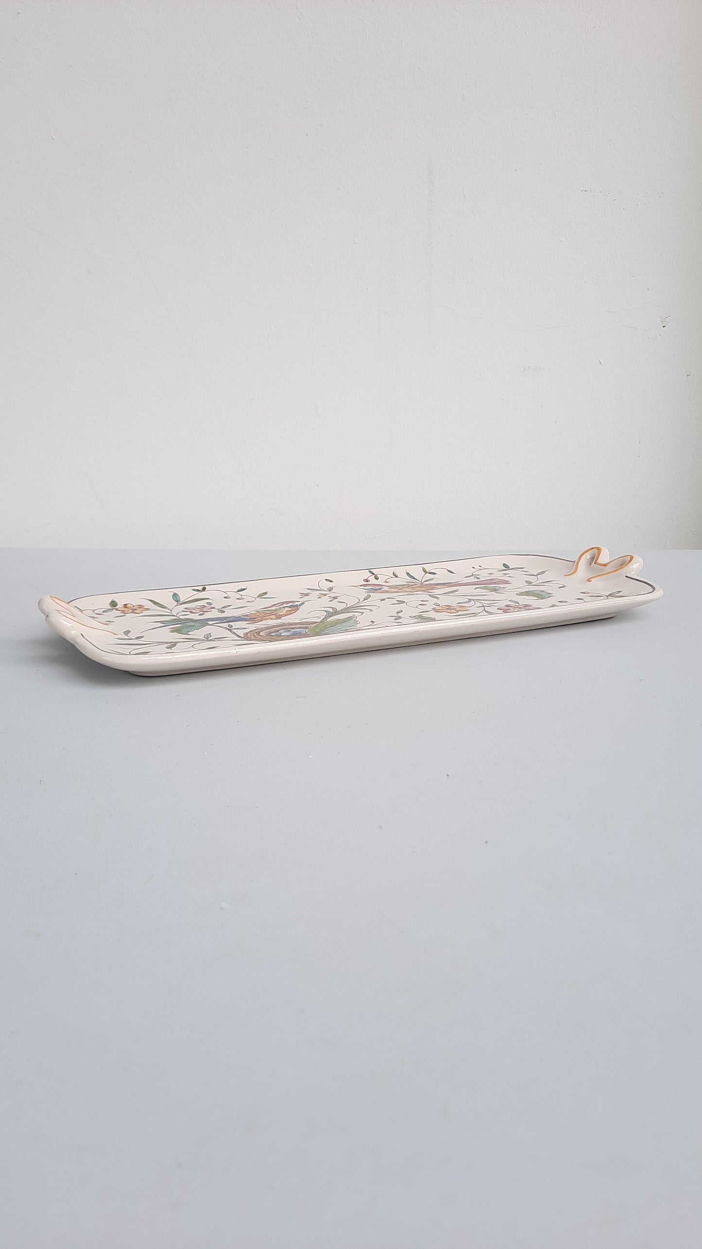 Vintage Handpainted Outeiro Agueda Portugal Tray