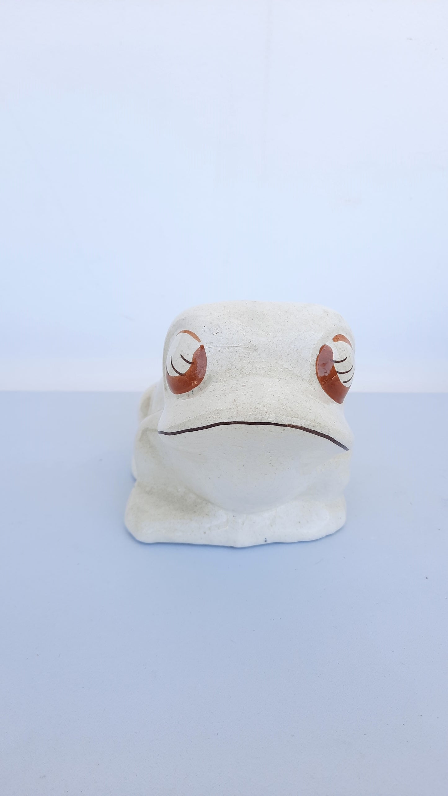 Vintage Ceramic Frog Planter