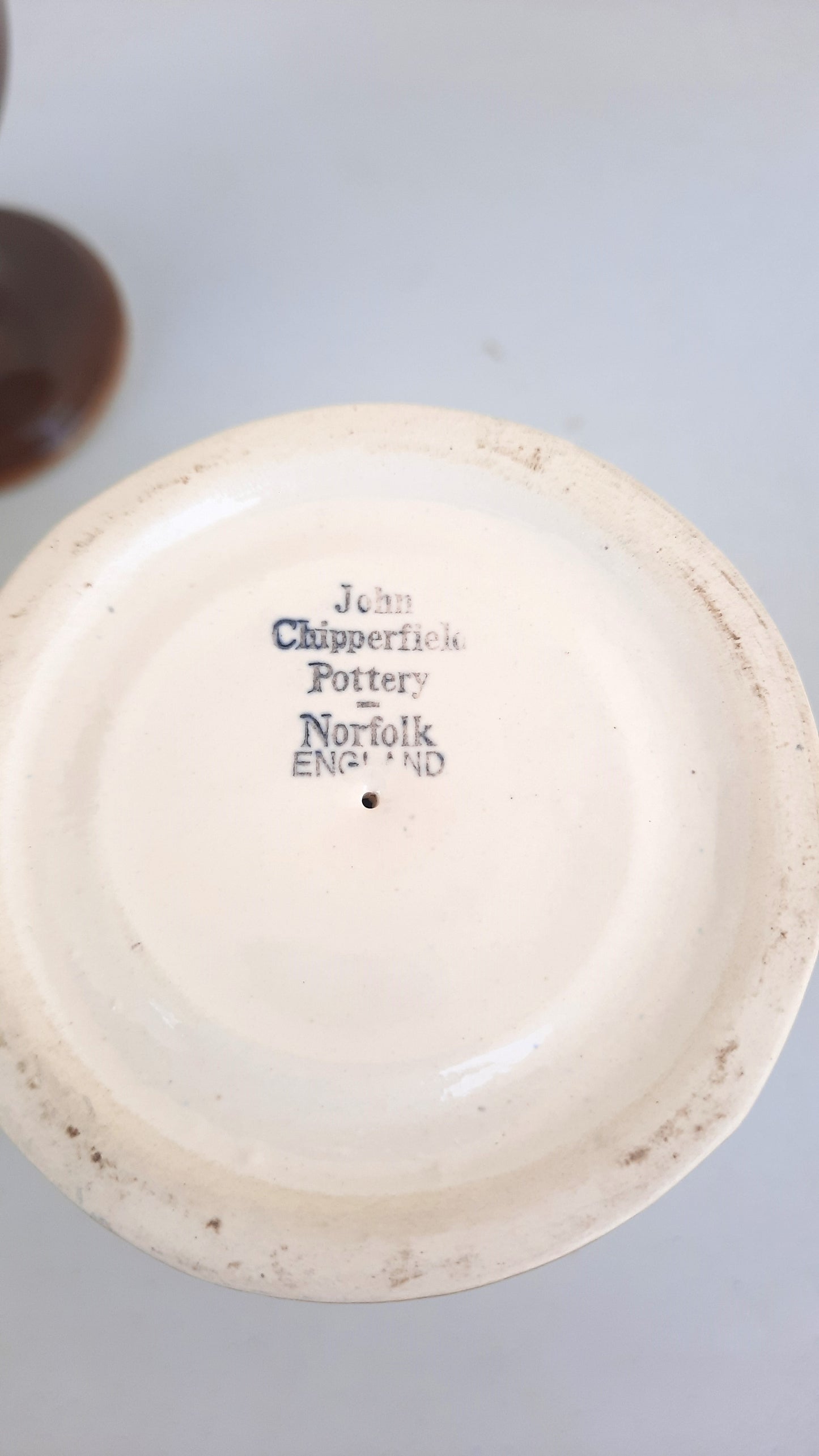 Set of 2 Vintage John Chipperfield Pottery Goblets