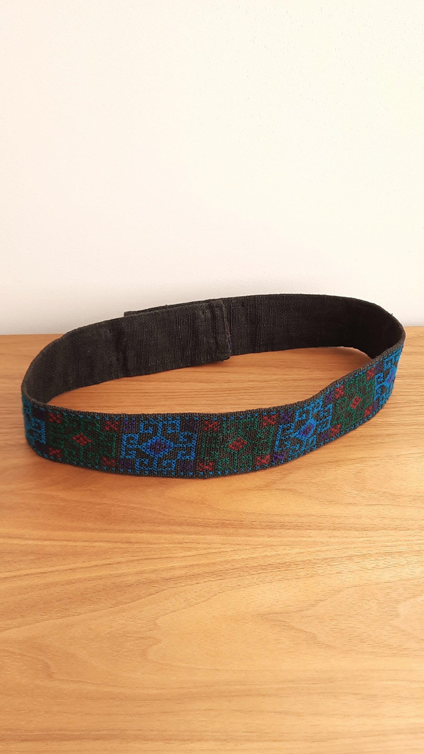 Cross Stitch Design Fabric Waist Belt