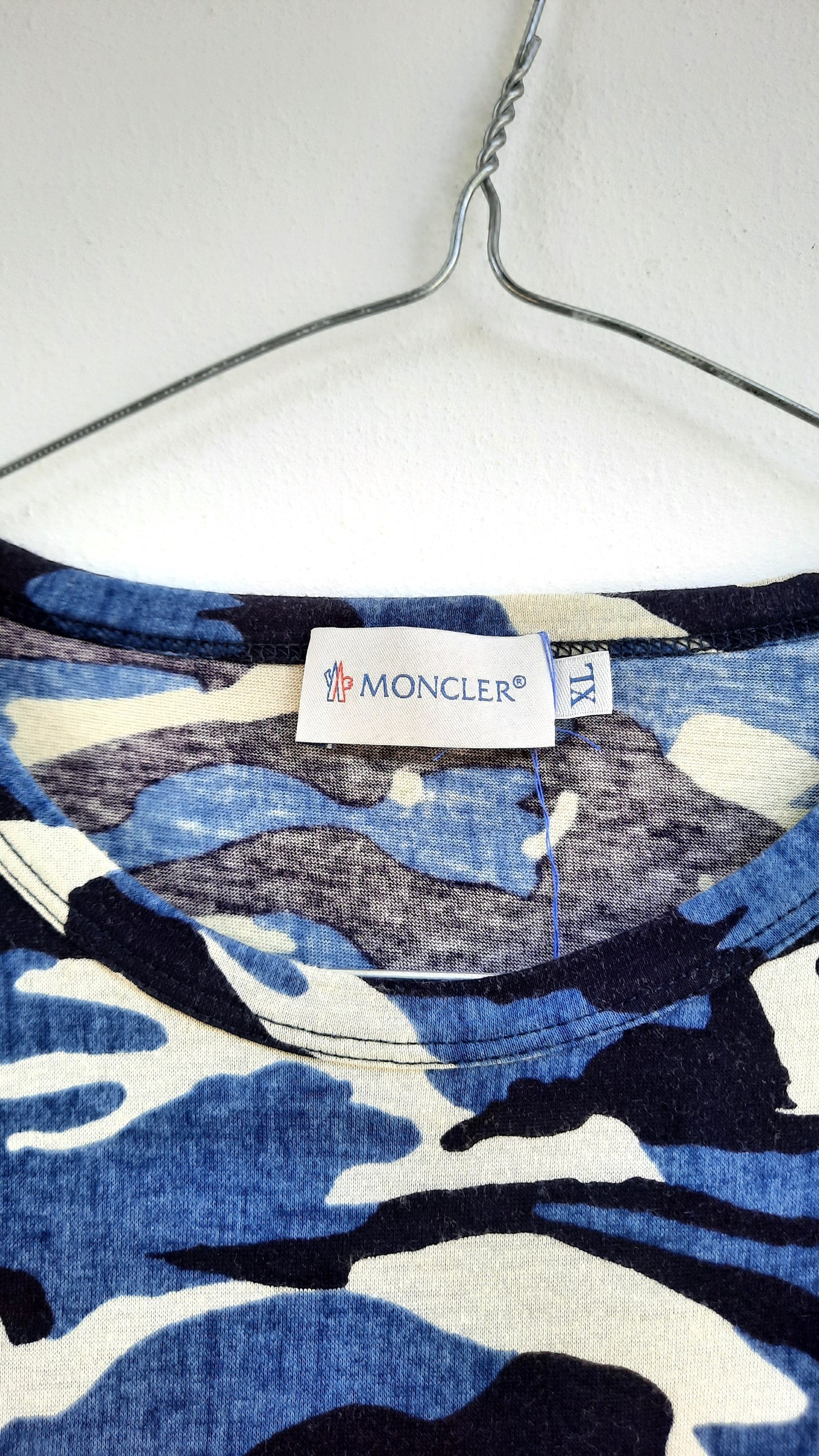 Moncler Camo Print Cotton T-shirt