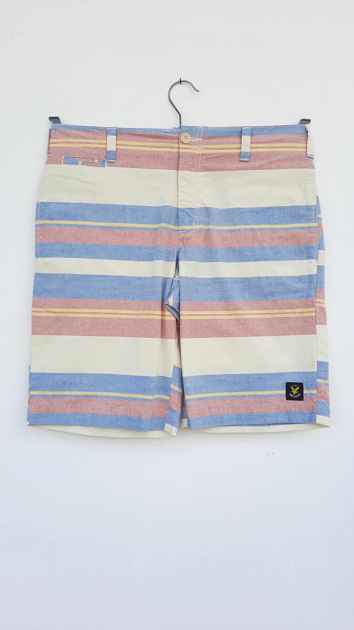 Lyle & Scott Pastel Stripes Bermuda Shorts