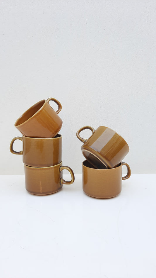Vintage Set x4 Ceramic Cups by Melitta Germany