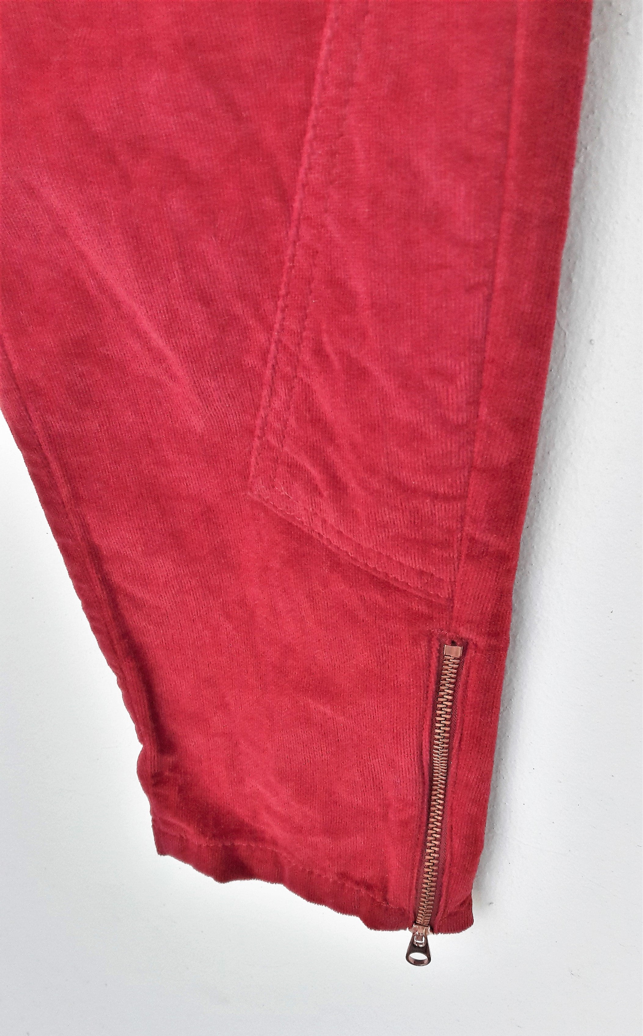 SEE BY CHLOÉ Wide leg trousers in dark red