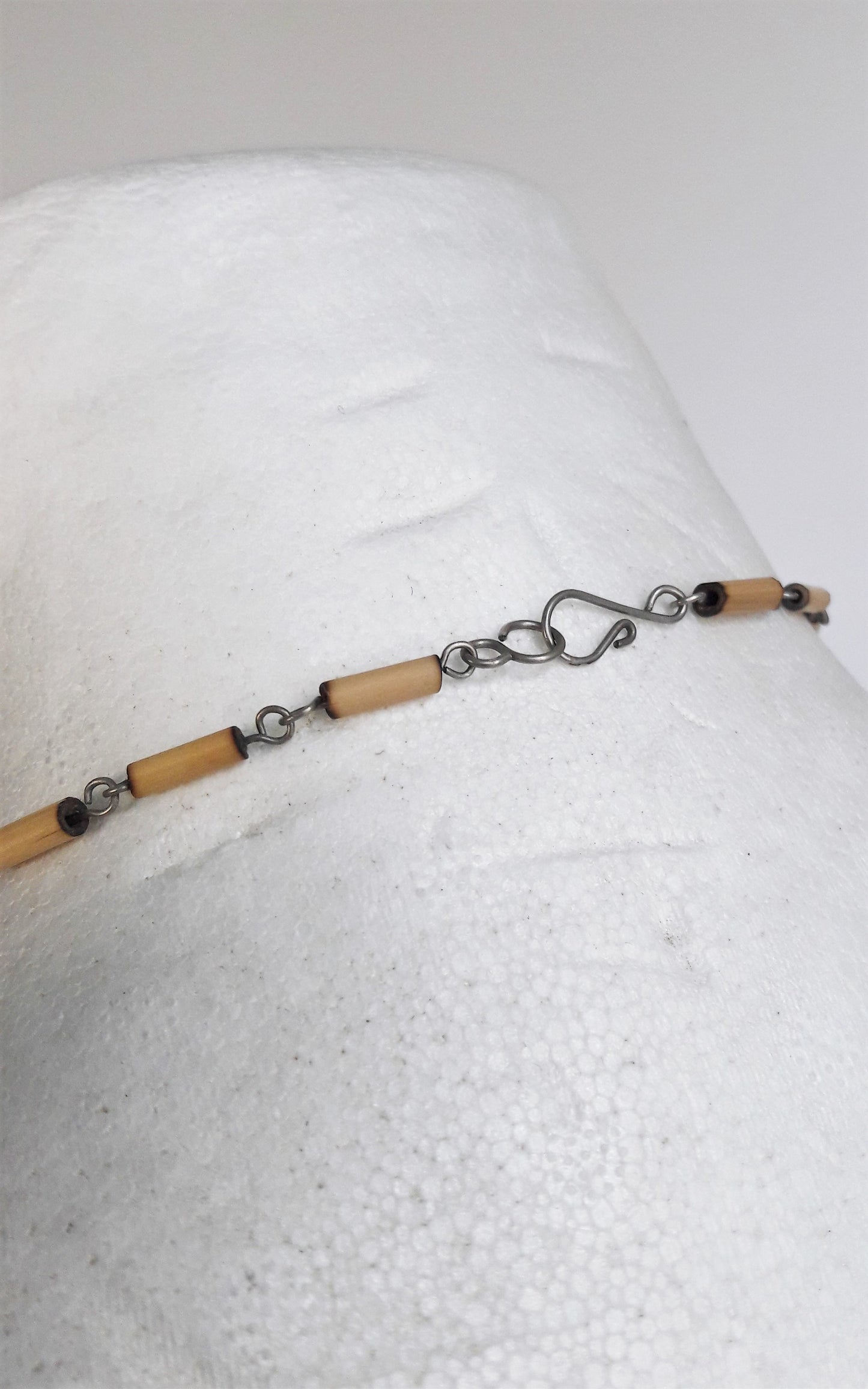 Native American Stone Bamboo Necklace