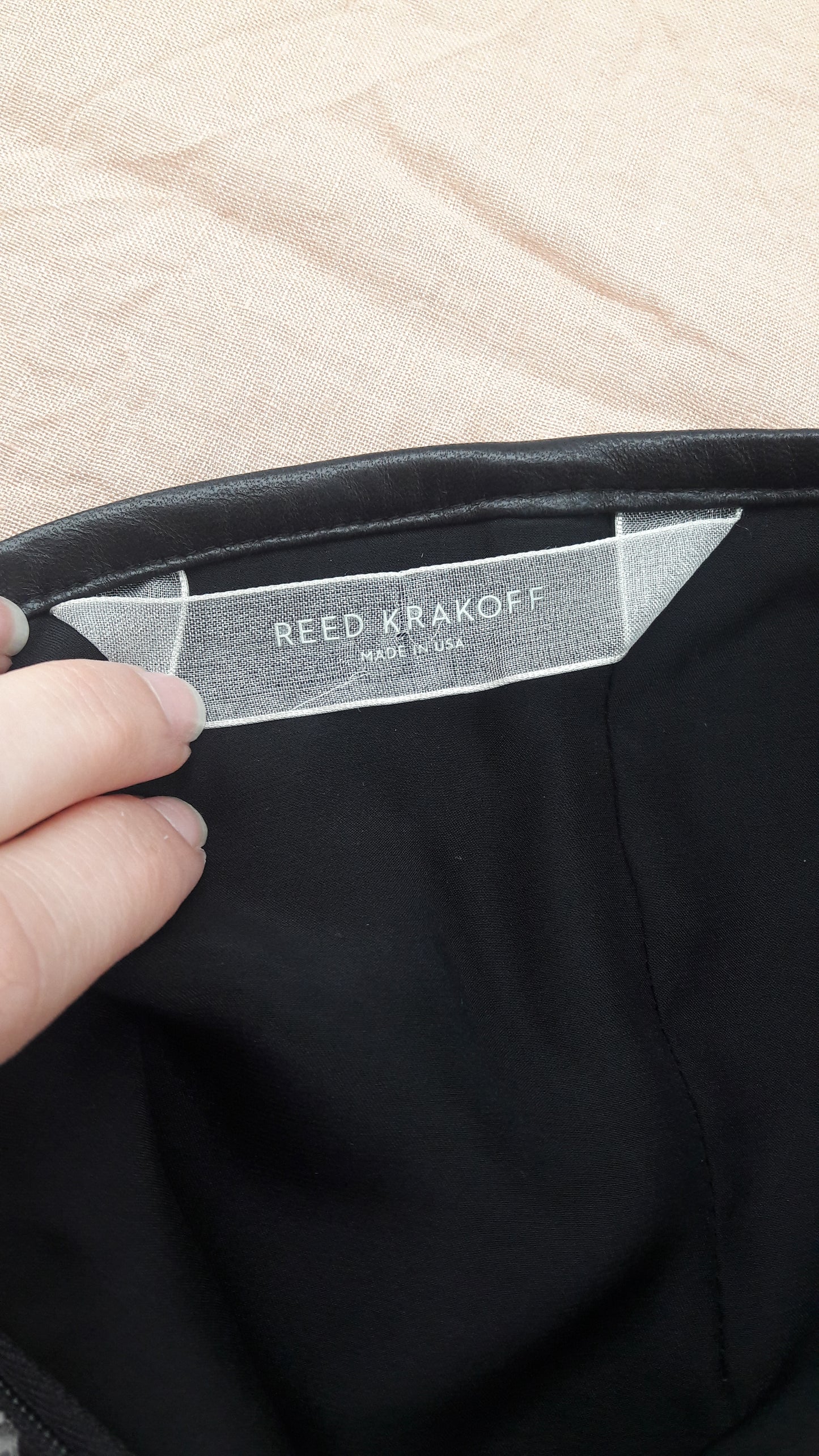Mixed Fabric Reed Krakoff Pencil Skirt