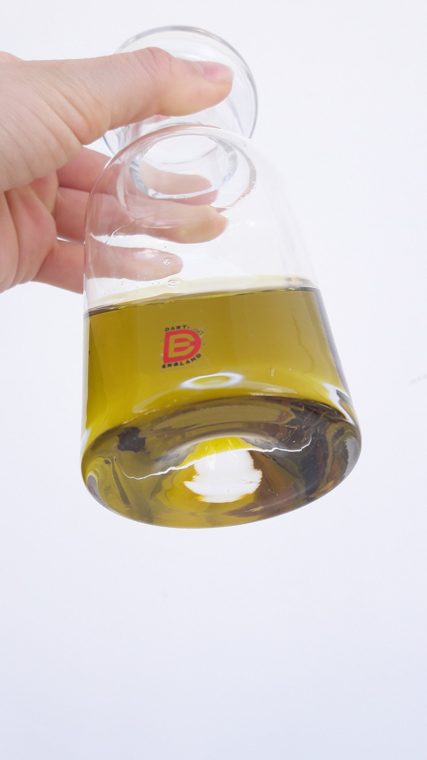 Vintage Dartington Crystal Glass Oil or Vinegar Decanter
