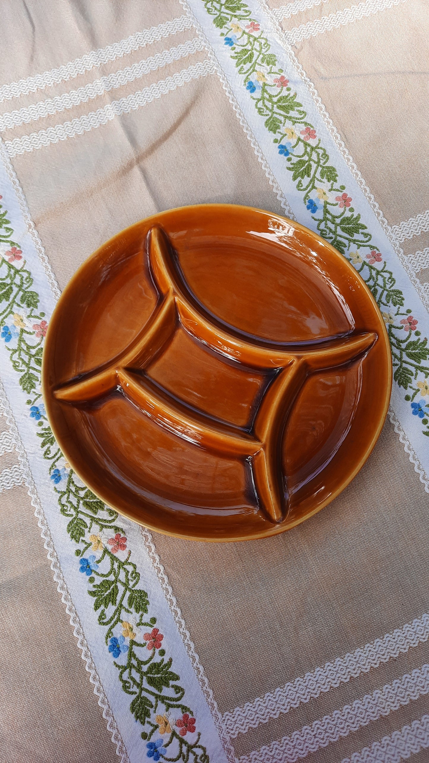Vintage Ceramic Sharing Platter Dish