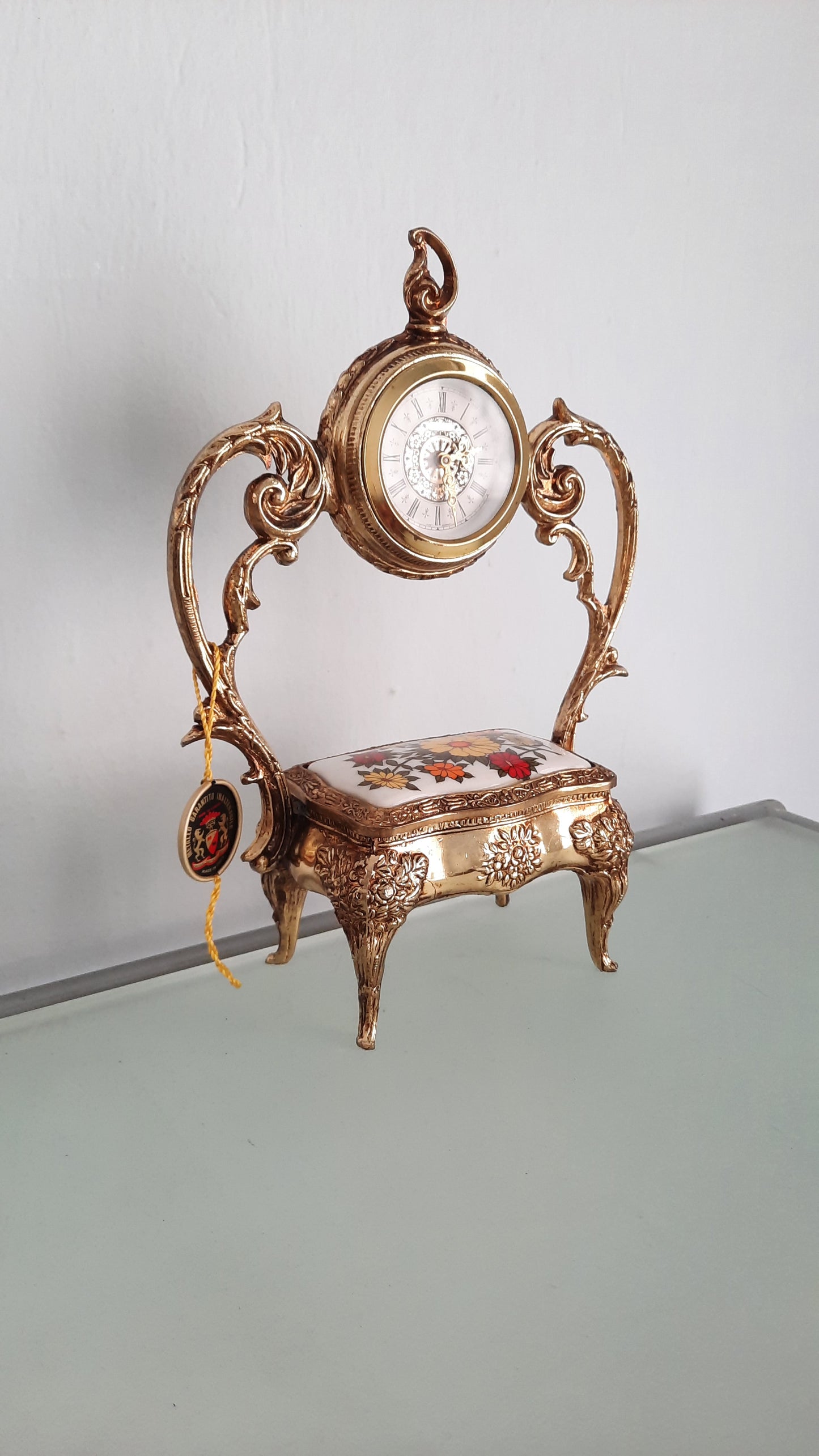 West Germany Antique Style Mantel Clock