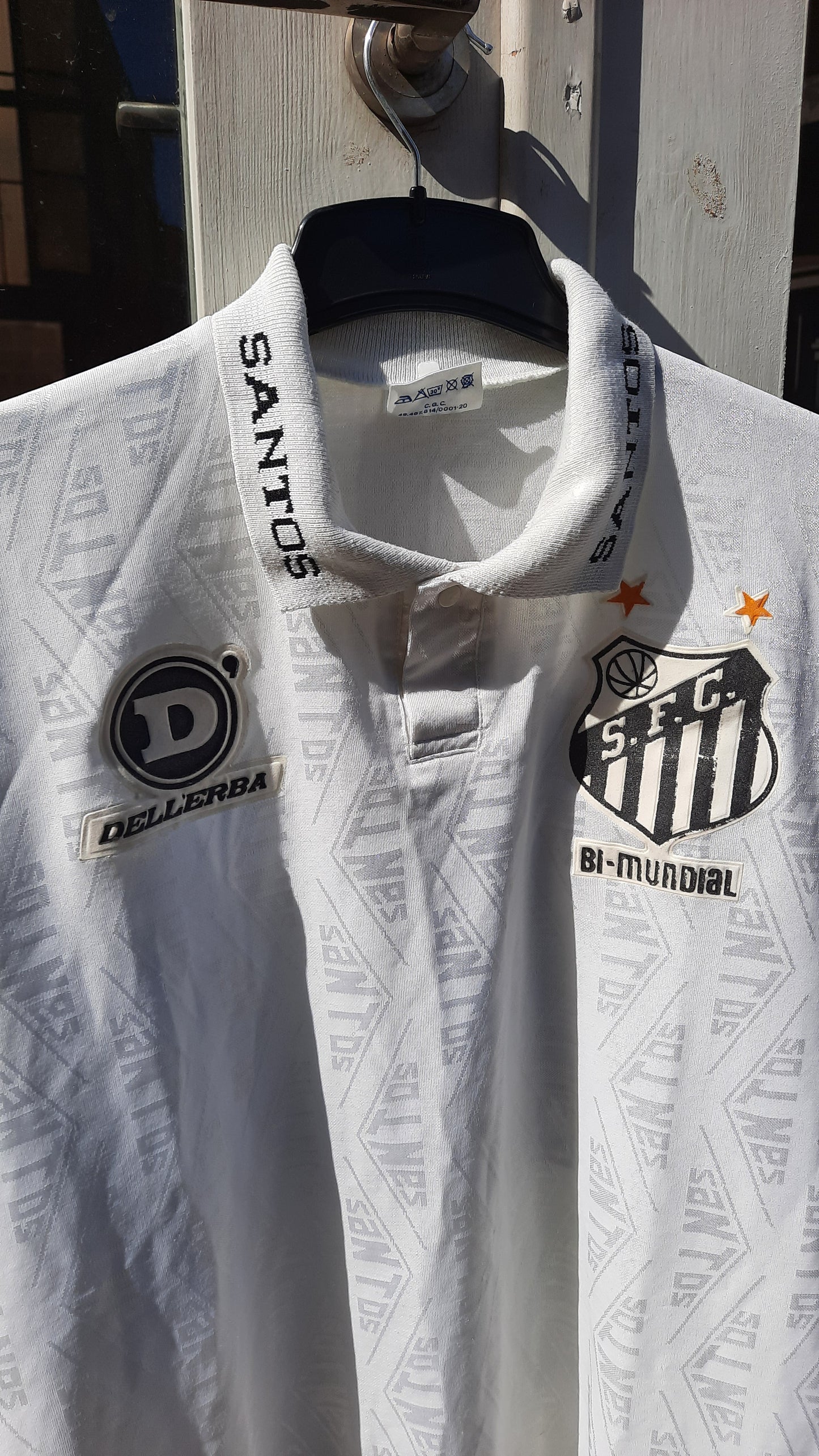 Early 90s Santos FC #10 Dell’erba Football Jersey