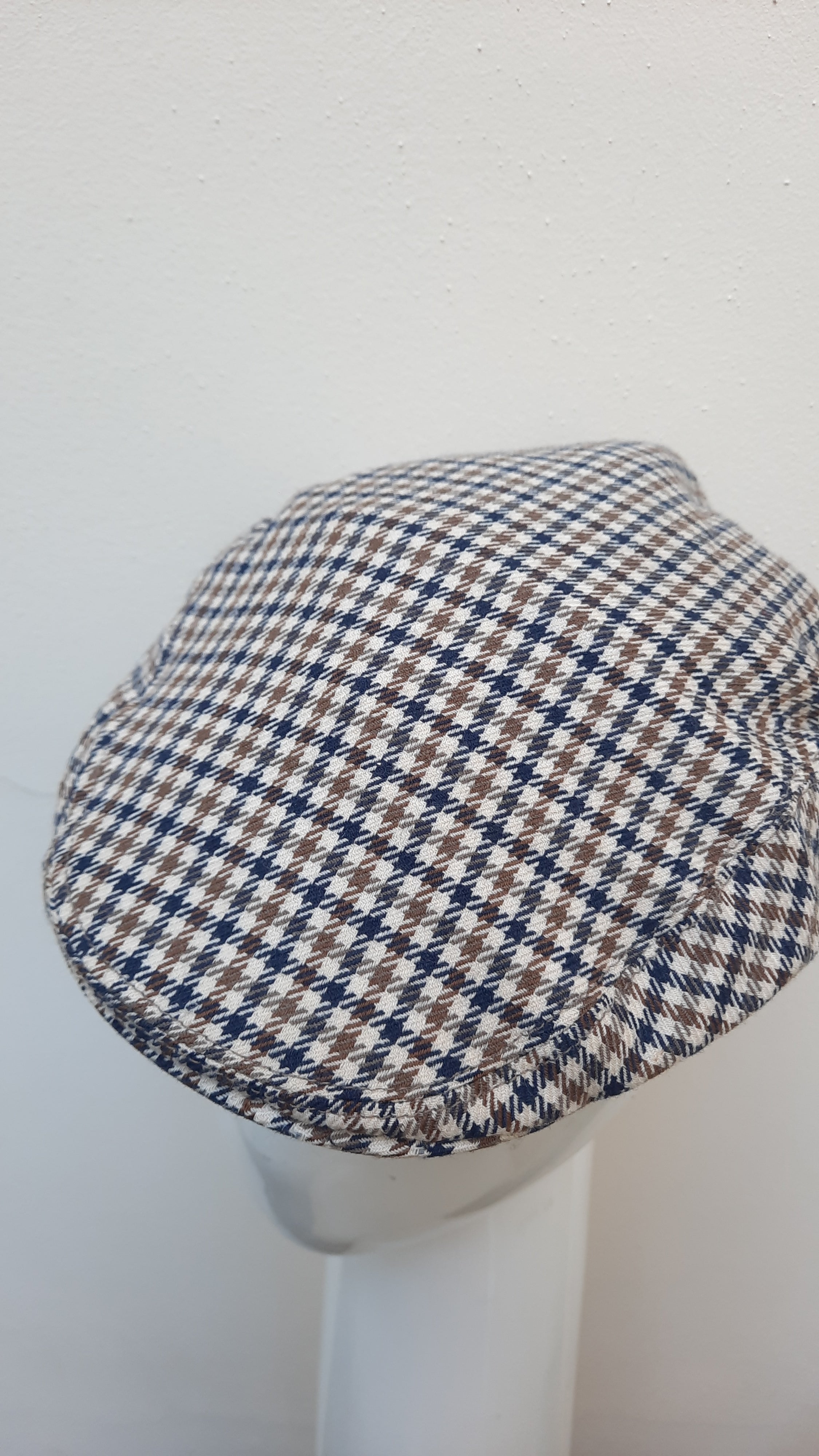 Vintage Aquascutum Checked Wool Flat Cap the collective concept