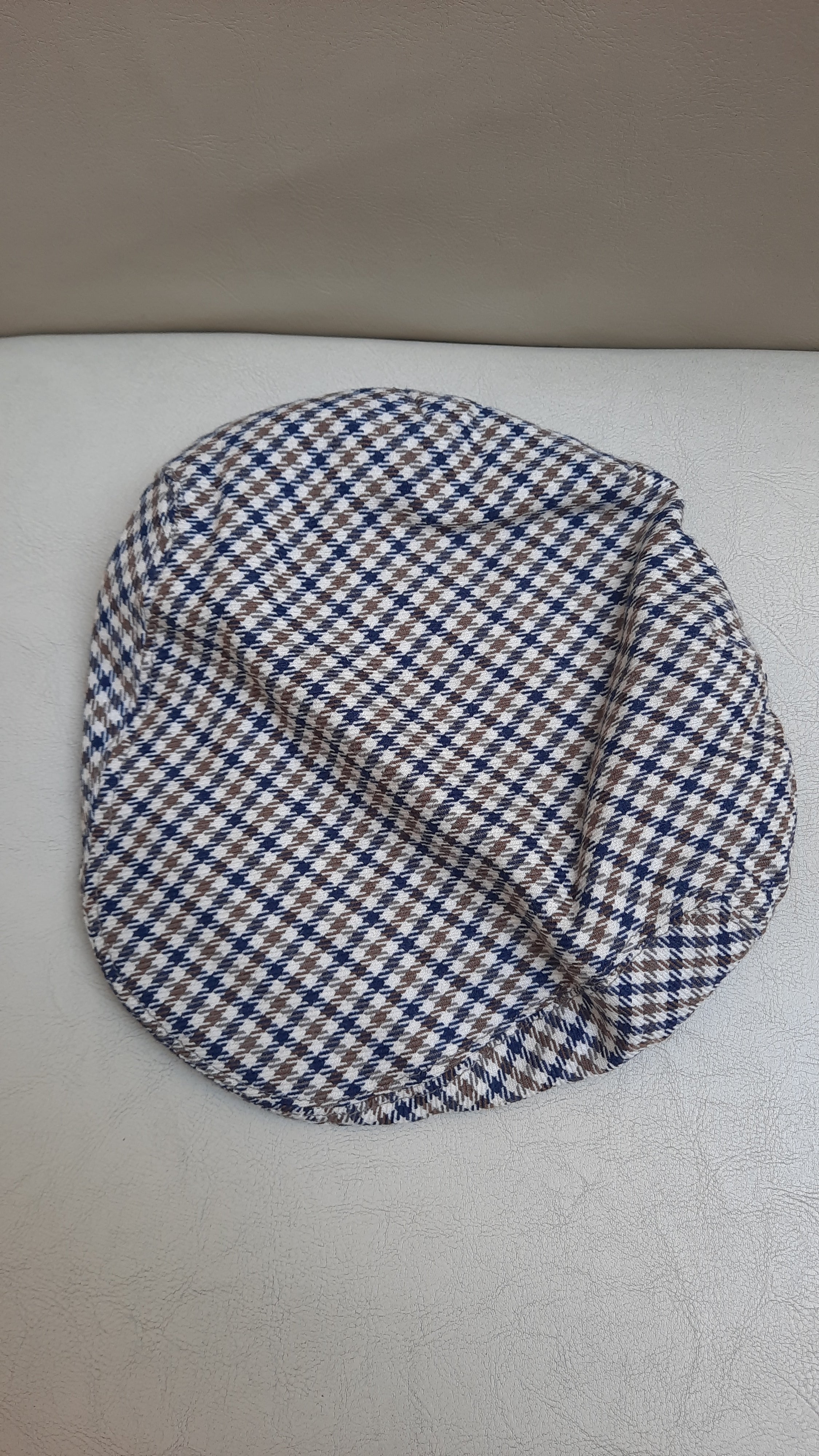 Vintage Aquascutum Checked Wool Flat Cap the collective concept