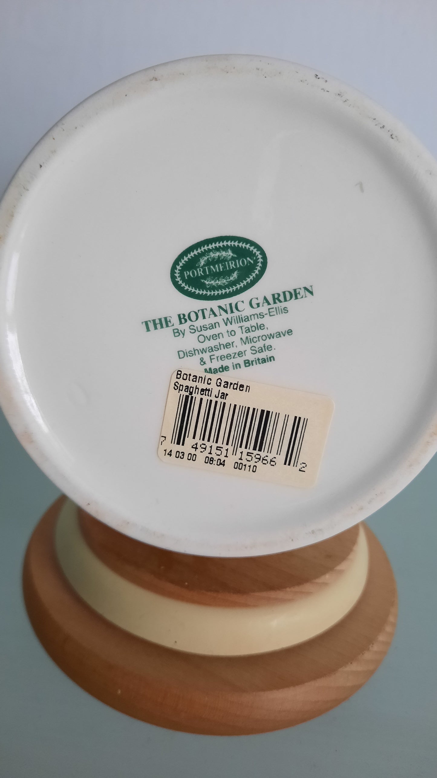 Vintage Portmeirion Pottery Botanic Garden Spaghetti Jar
