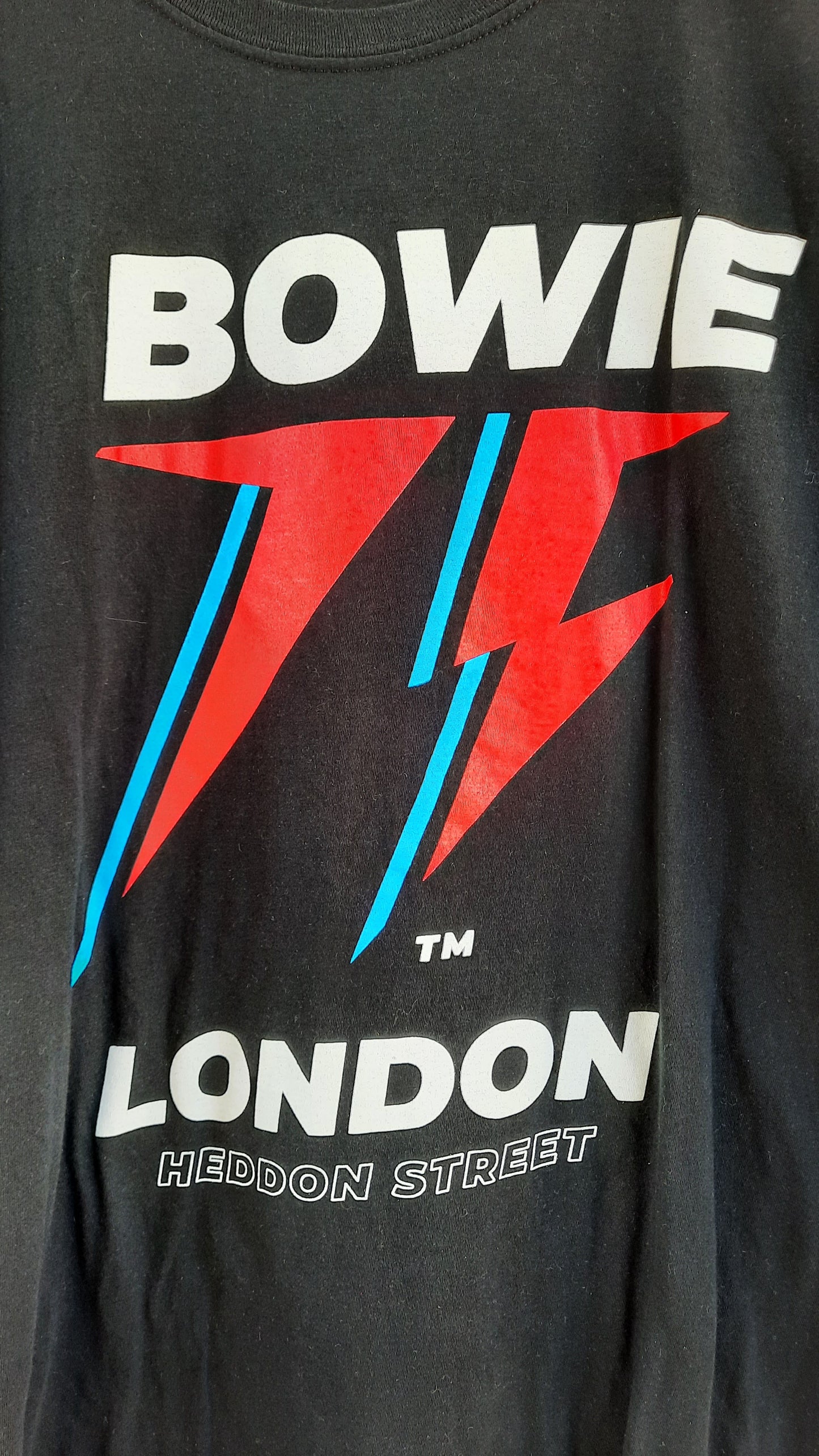 Authentic David Bowie Merchandise Graphic T-shirt