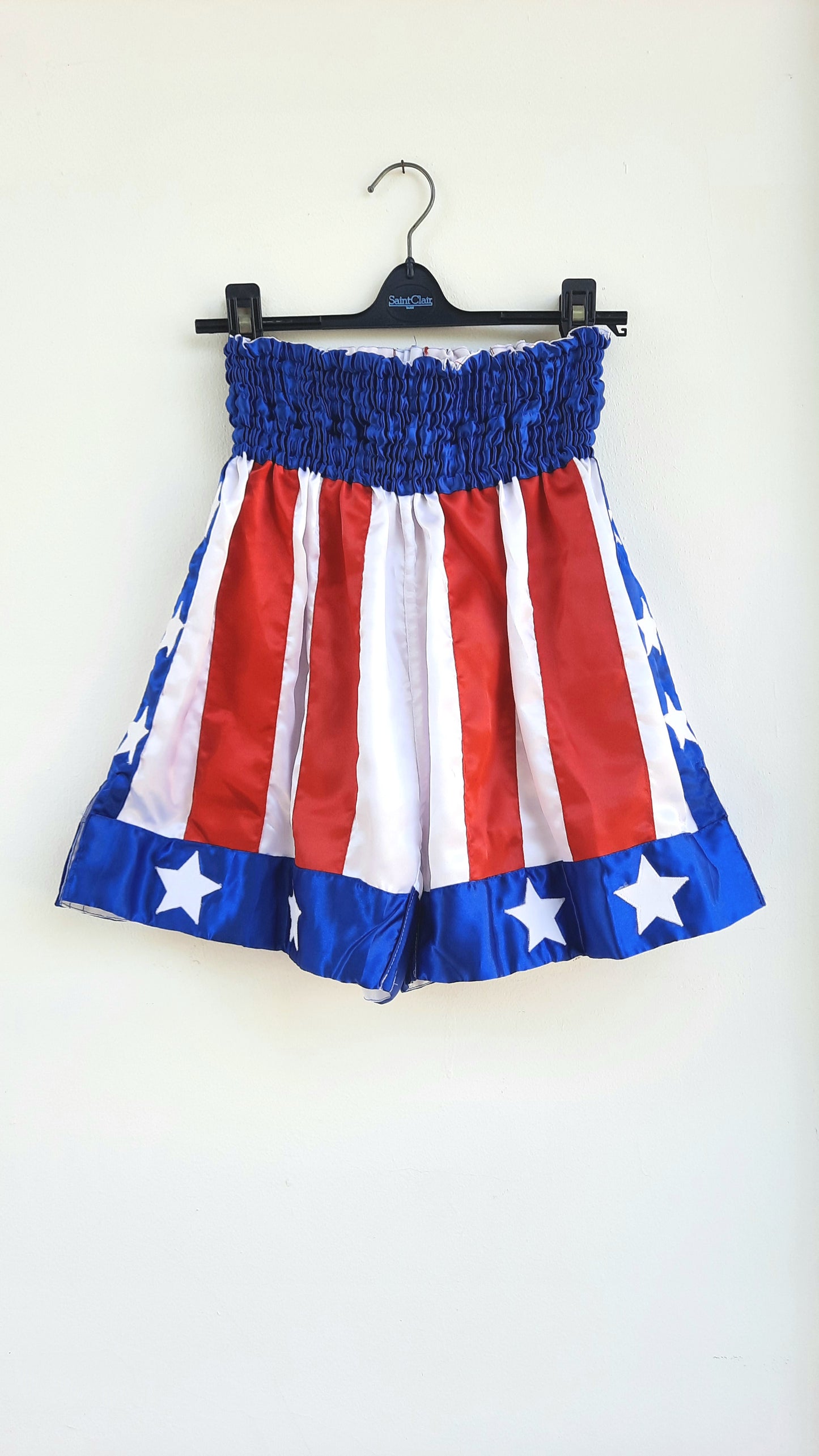 American Flag Satin Muay Thai Shorts