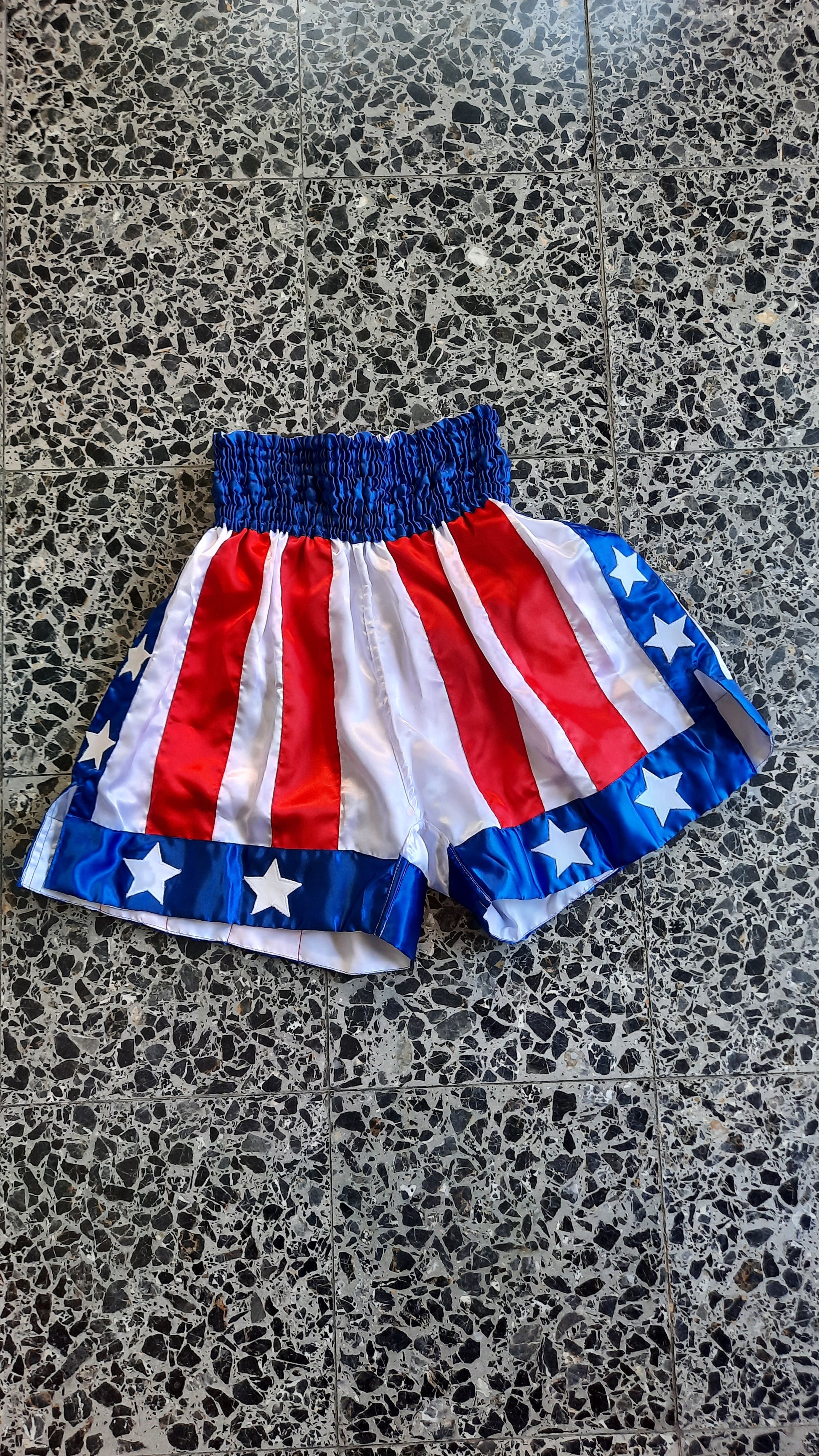 American Flag Satin Muay Thai Shorts – the collective concept