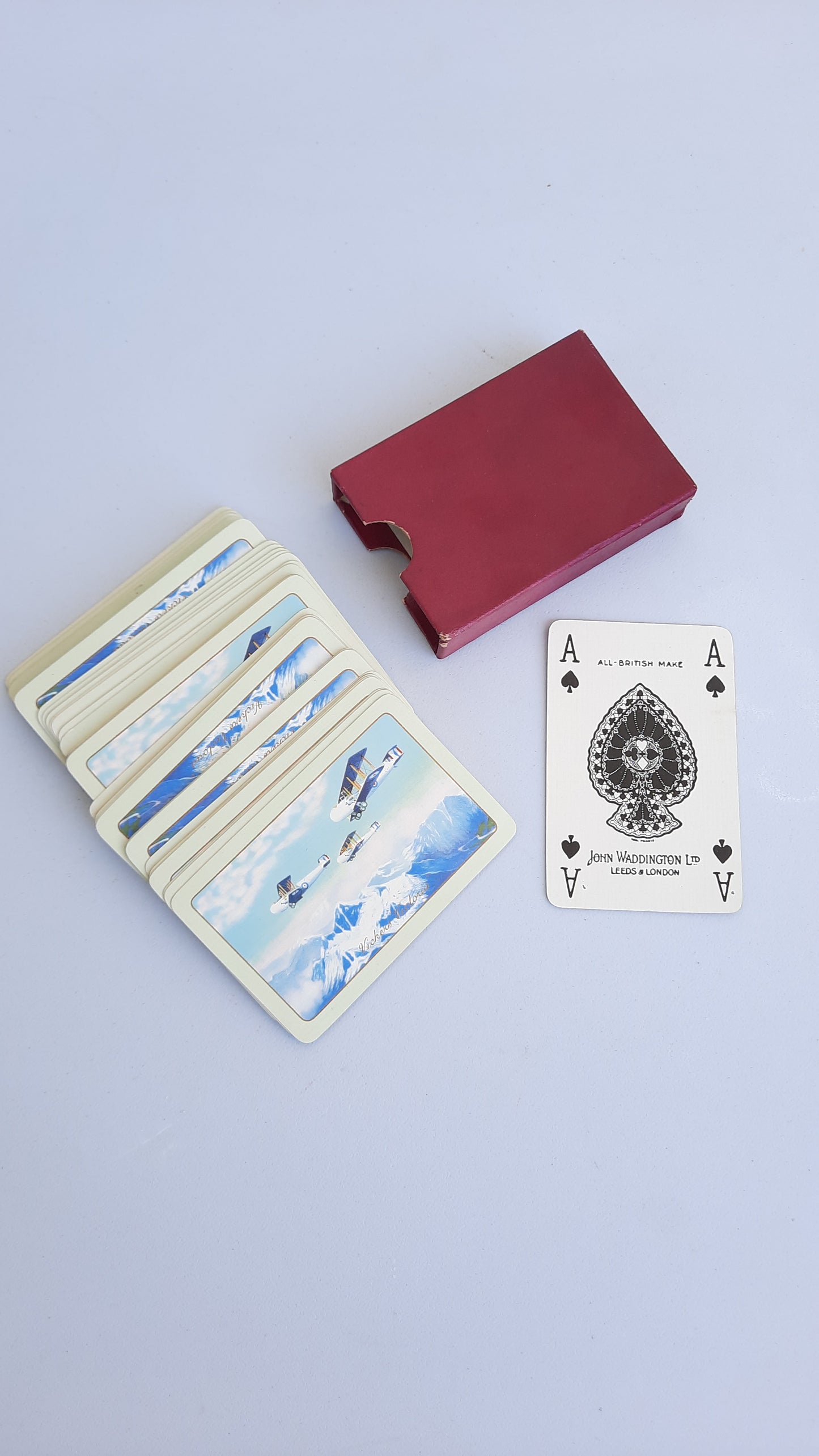 Vintage John Waddington "Vickers Victoria" Card Deck