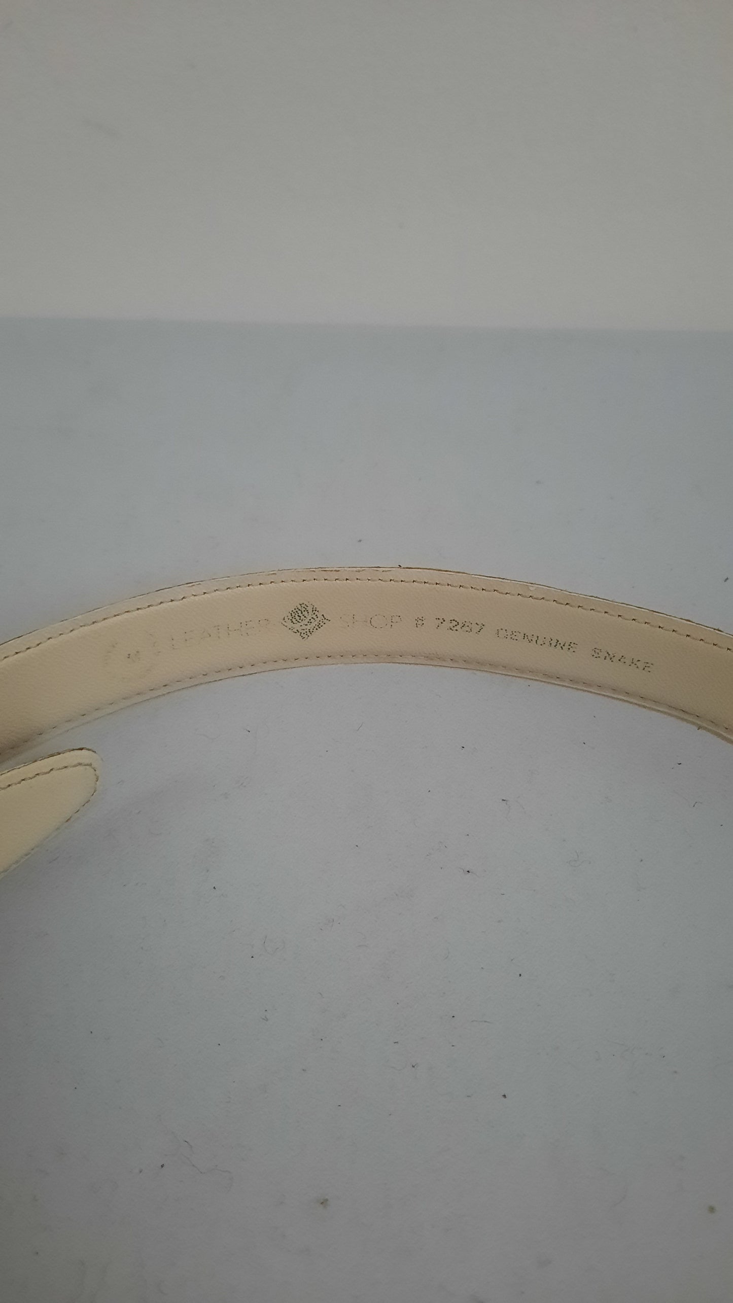 Vintage Real Snakeskin Leather Belt