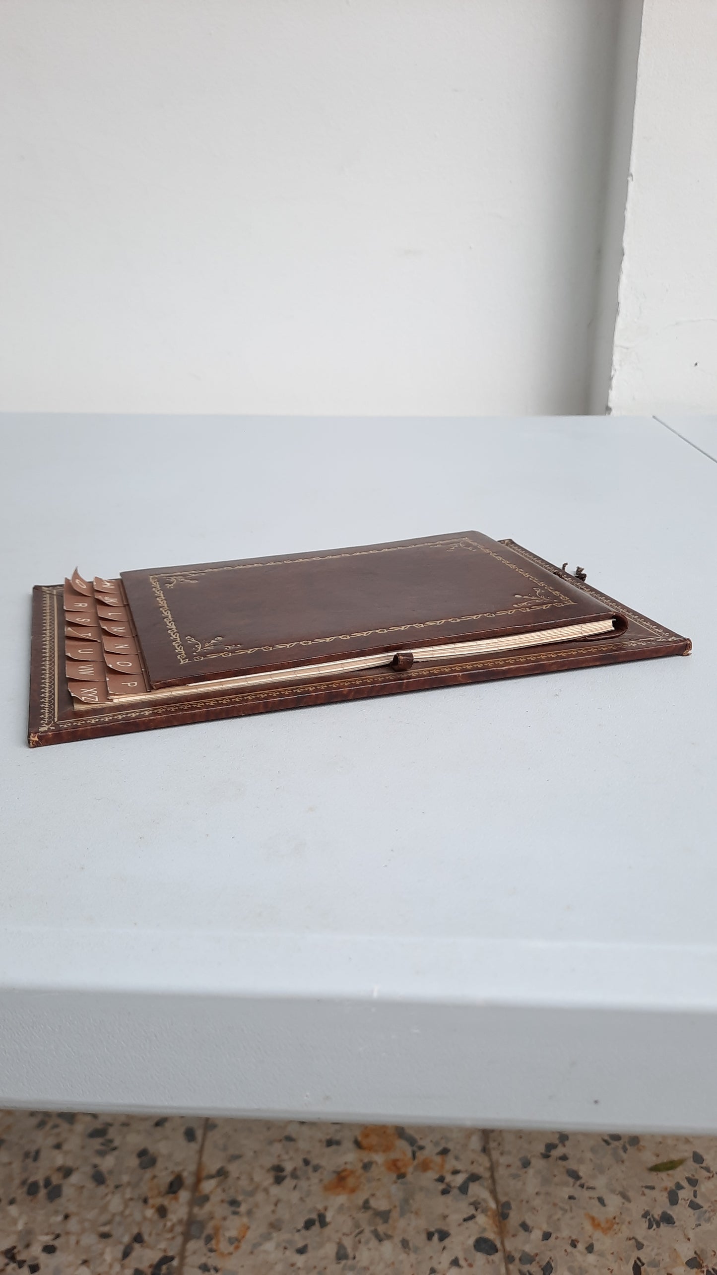 Vintage Wall Hanging Alphabetical Contact Book