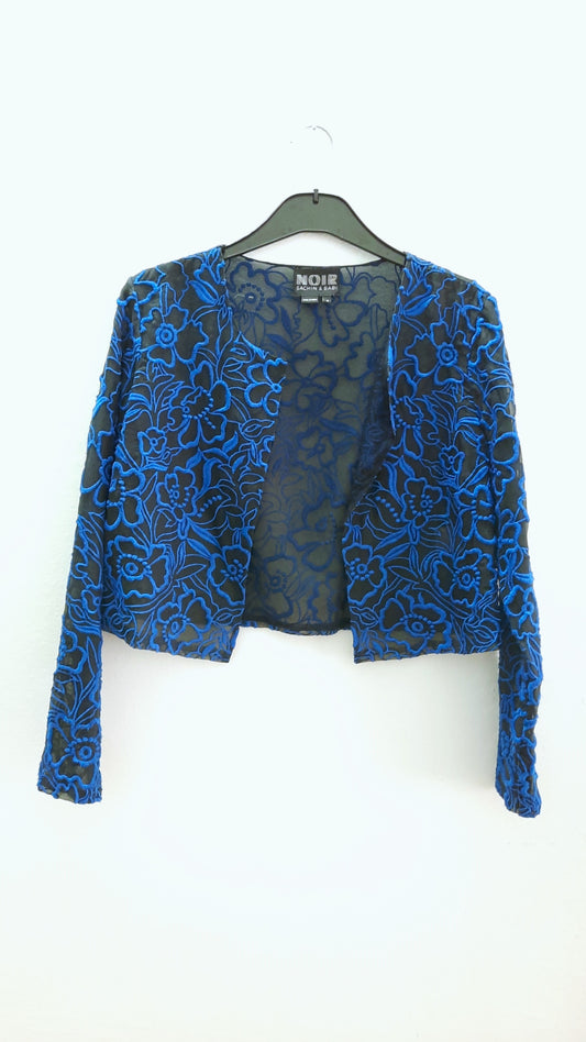 Designer Silk Embroidered Evening Jacket